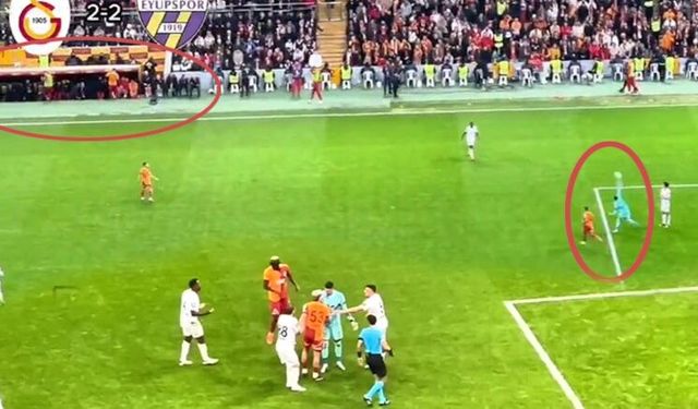 Galatasaray yedek kulübesini çıldırtan hareket!