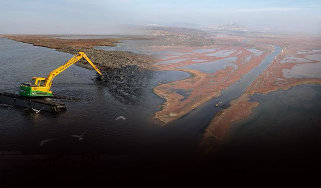 İzmir'in tarihi yatırımında çalışmalar tam gaz! Temizlik seferberliği Gediz' ulaştı