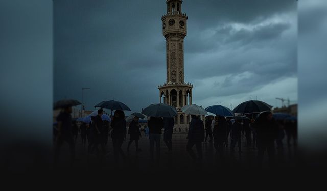 İzmir için yeni haftada hava durumu raporu... Bol yağışlı geçecek!