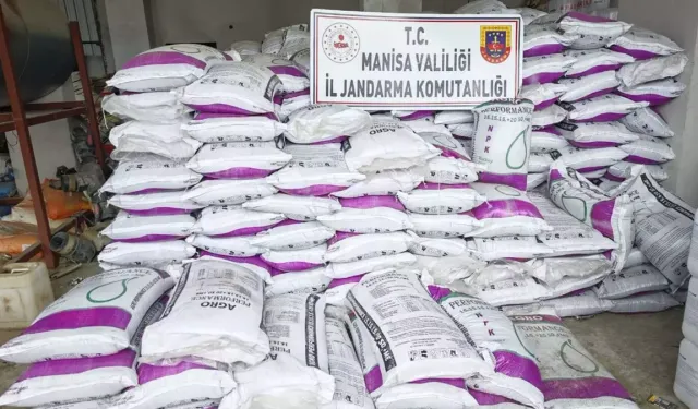 Manisa'da 29 ton sahte gübre ele geçirildi