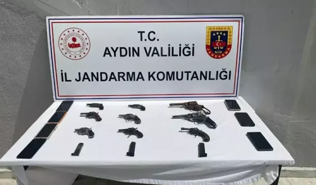 Aydın'da silah ticareti operasyonuna 3 gözaltı