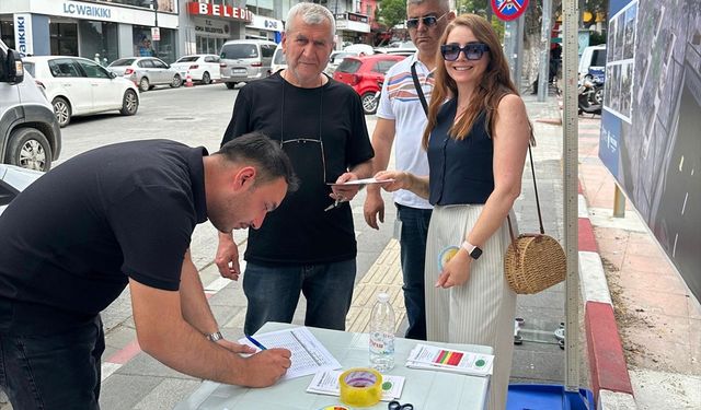 Manisa'da sağlıklı yaşam için boy ve kilolar ölçülüyor