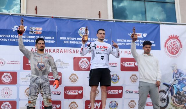 Afyonkarahisar'daki motokros şampiyonaları tamamlandı