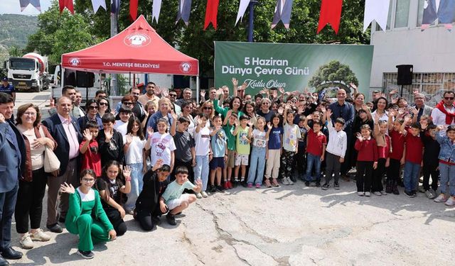 Muğla'da 'badanalı' Çevre Günü etkinliği
