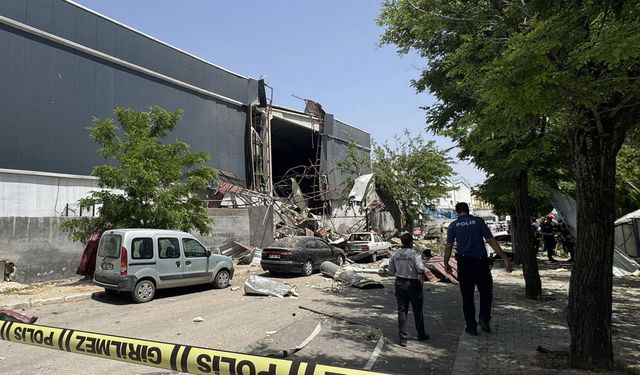 Gaziantep'te fabrikada patlama