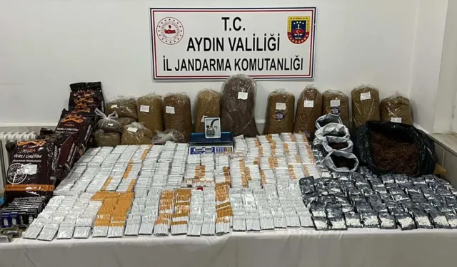 İşyerinde kaçak tütünle yakalandı... Gözaltına alındı!