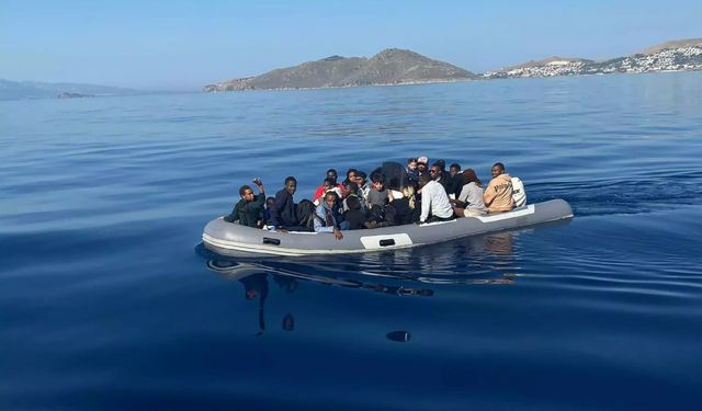 Muğla açıklarında 25 kaçak göçmen yakalandı