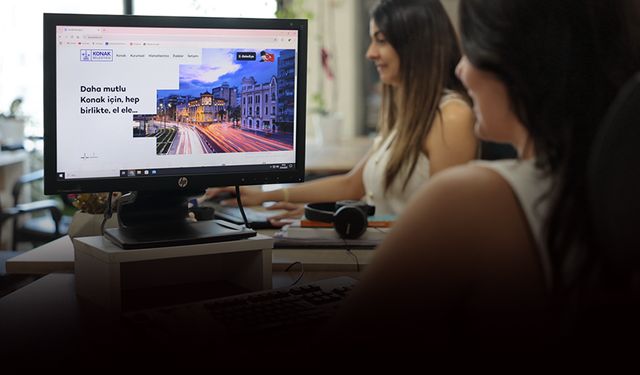 Konak Belediyesi’nin web sitesi yeni yüzüyle hizmette