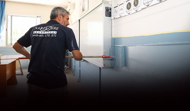 Narlıdere Belediyesi'nden okullara bakım ve onarım desteği!