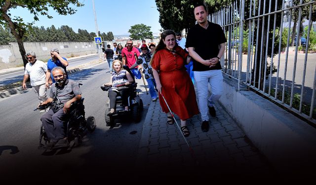 Başkan Eşki engelleri yerinde gördü: Çözüm için yürüdü
