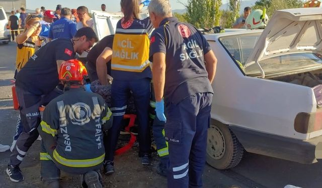 Denizli'de feci kaza: 1 ölü, 5 yaralı!