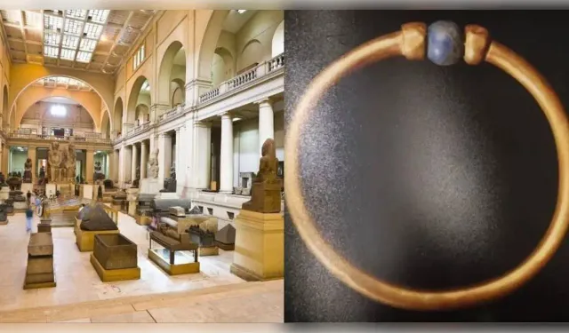 Firavunun 3 bin yıllık altın bileziği çalındı