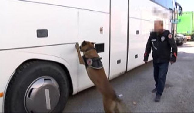Yolcu otobüsüyle zehir nakliyesine polis engeli!