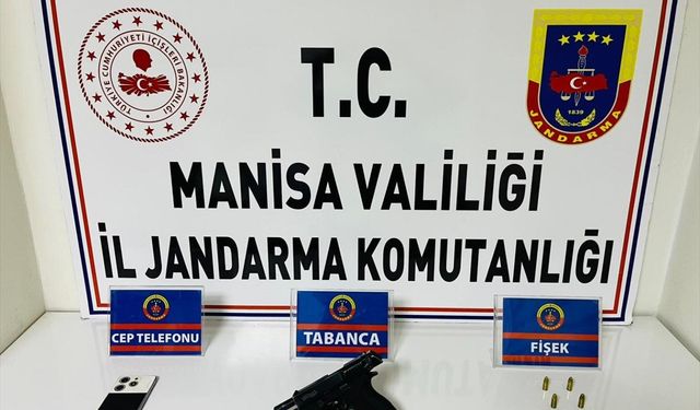 Ruhsatsız tabancayla yakalanan şüpheliye adli işlem