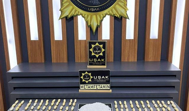 Uşak'ta midelerinde yasaklı madde tespit edilen yabancı uyruklu 3 şüpheli tutuklandı