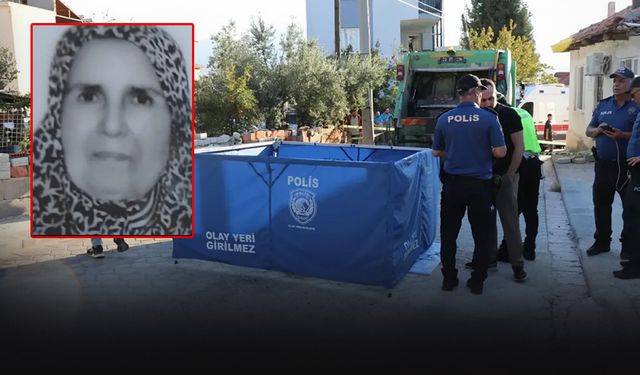 Çöp kamyonun çarptığı yaşlı kadın hayata tutunamadı!