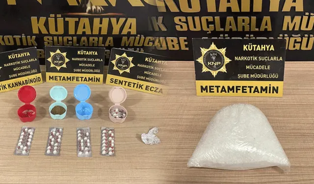 Kütahya'da uyuşturucu bulunan kamyondaki 3 zanlı tutuklandı