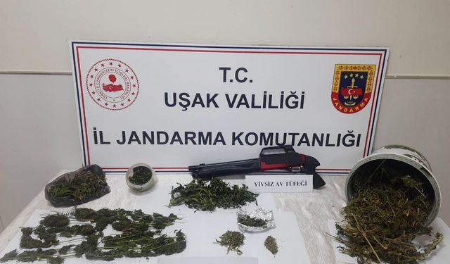 Uşak'ta zehir ticareti yaptığı gerekçesiyle yakalanan şüpheli tutuklandı