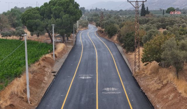 Aydın'da yol çalışmaları sürüyor