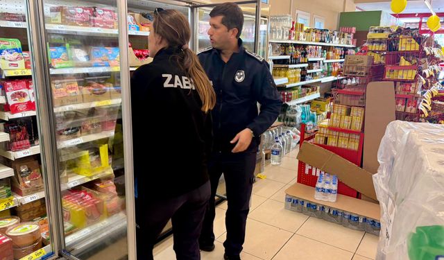 Fethiye'de zabıta ekipleri denetim yaptı