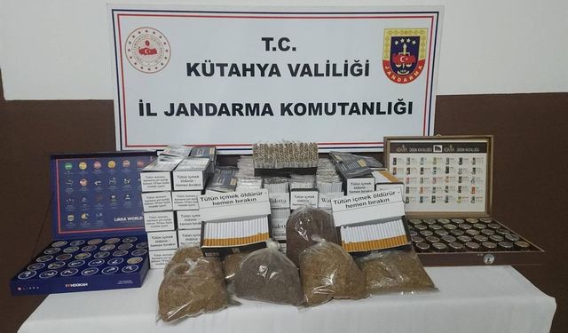 Kütahya'da kaçak tütün operasyonu: 2 şüpheliye adli işlem