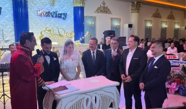 Anahtar Parti Genel Başkanı Ağıralioğlu nikah şahidi oldu