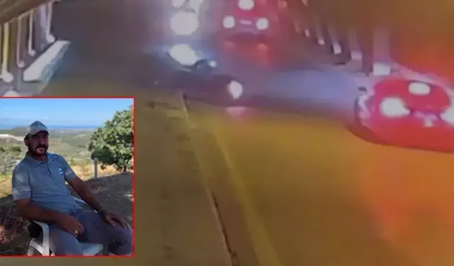 Aydın'da yola savrulan motosikletin sürücüsü öldü: O anlar kamerada!