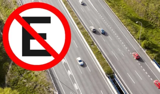 E harfli trafik levhası merak konusu oldu: İşte anlamı!