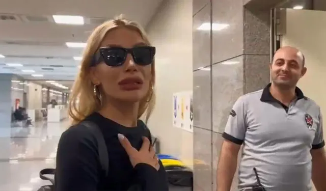 İrem Derici ifade vermek için Çağlayan'a geldi