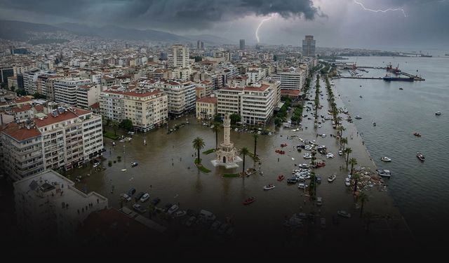 İzmir günlerce sağanak yağışın etkisi altında kalacak!