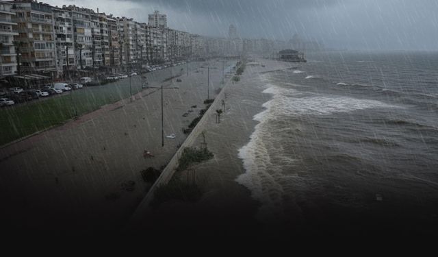 Meteoroloji'den İzmir uyarısı... Kuvvetli yağış bekleniyor!