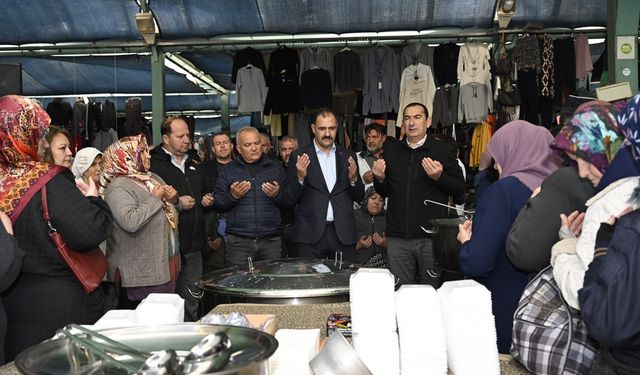 Demirci'de afetlere karşı kurban etkinliği