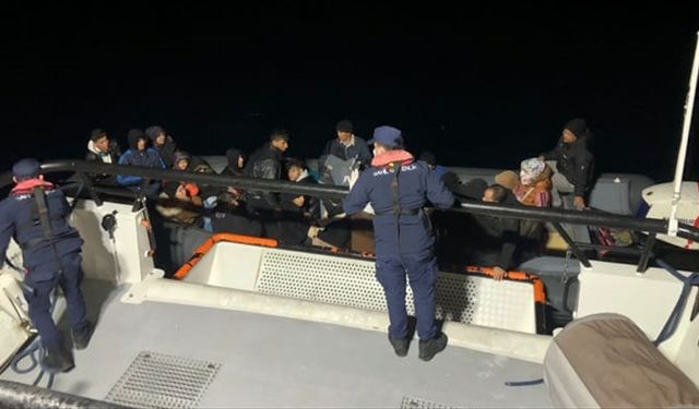 Bodrum açıklarında can pazarı: 31 düzensiz göçmen kurtarıldı