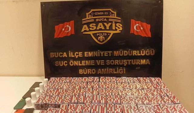 Buca'da 'zehir' baskını: 11 bin sentetik hap ele geçirildi!