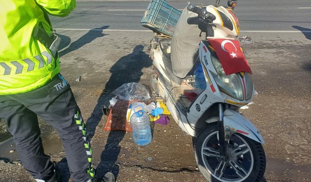 Otomobil ile çarpışan elektrikli bisikletin sürücüsü öldü!