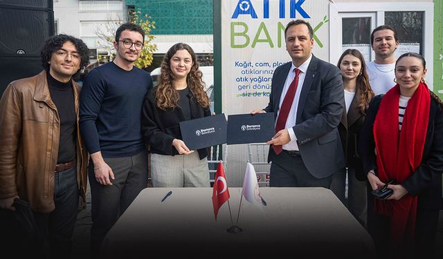 Bornova'da çevre için öncü adım... Atık Bank Projesi hayata geçti