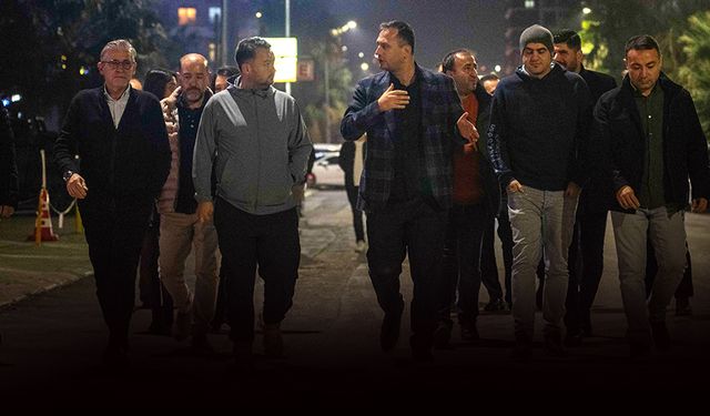 Başkan Eşki çalışmaları yerinde inceledi: Cadde cadde gezdi!