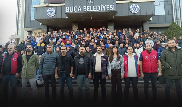 Buca'da işçiler yine isyan etti... İş bıraktılar!