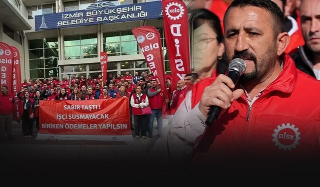 DİSK eylemini sürdürüyor... 350 kişi işe alınmazsa mücadeleden dönmeyeceğiz!