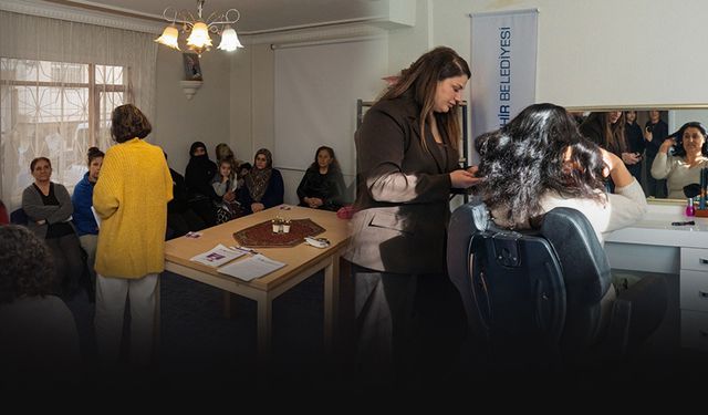 İzmir'de kadınlar için sosyal güçlenme projesi: Hem bakım hem de eğitim!