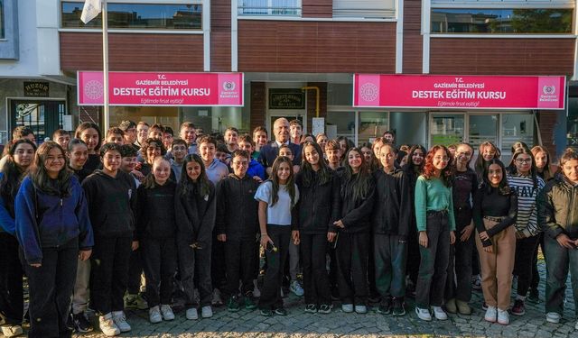 Gaziemir Belediyesi’nden öğrencilere ücretsiz eğitim hizmeti