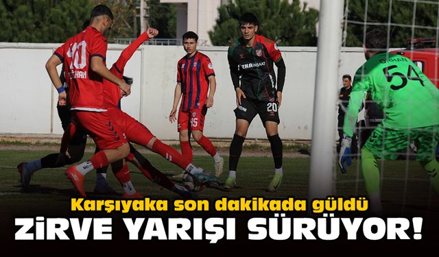 Karşıyaka son dakikada güldü: Zirve yarışı sürüyor!