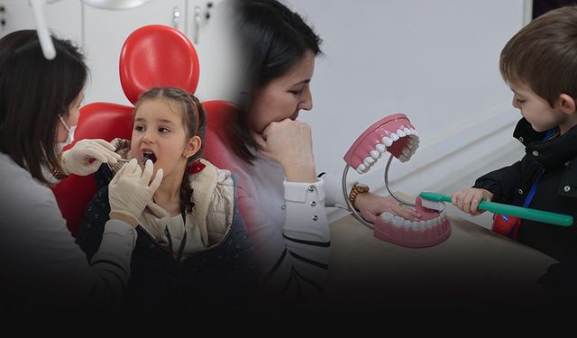 Konak’ta miniklere diş sağlığı eğitimi