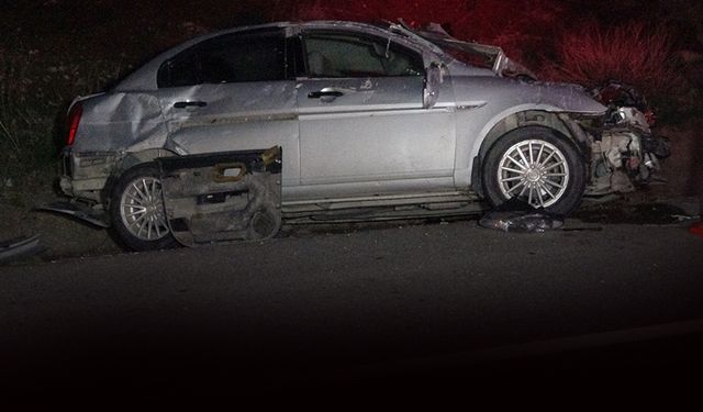 Kontrolden çıkan otomobil takla attı: Sürücü araçtan ölüme fırladı!