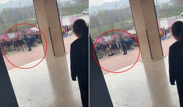 Öğrenciyi yakasından tutup yere savurdu: İnceleme başlatıldı