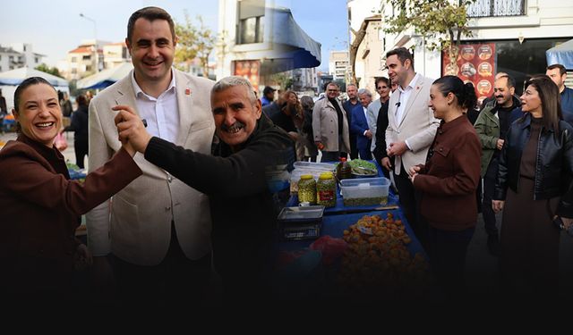 CHP'den Saygılı'ya fotoğraflı yanıt:  Biz pazarda halkın içinde siz koltuklarda!