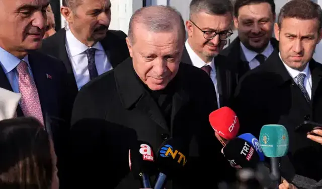 Cumhurbaşkanı Erdoğan'dan gazetecilere '10 Ocak' mesajı