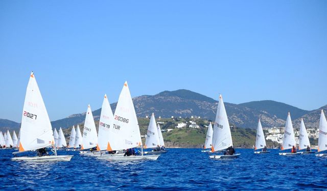 Bodrum açıkları Mandalin Kupası'yla renklendi