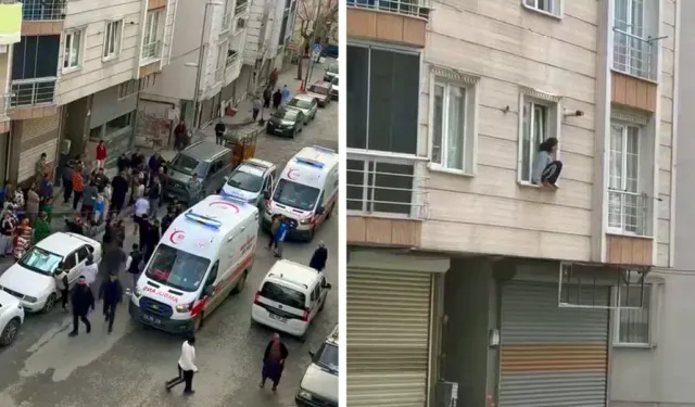 Esenyurt'ta dehşet anı: Kurtulmak için camdan atladı