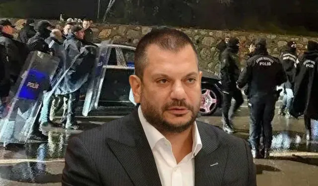 Trabzonspor Başkanı Ertuğrul Doğan'ın aracına saldırı